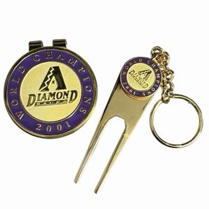 2001 World Series Champions Arizona Diamondbacks Money Clip & Divot Repair Tool